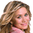 Static 48x48 pixel icon showing a close-up of a person with light brown hair and pink clothing against a gray background.