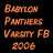 A pixelated collage of four distinct sections: a black background with orange text, an orange paw print on gray, and two outdoor group photos.