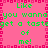 Pixelated pink background with green text repeating 'Like you wanna get a taste of me!' in two mirrored , bordered by red square patterns