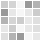 uniformly sized square in varying shades of gray arranged in and