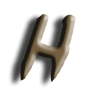 Brown 3D letters spelling 'HISTORY' and 'ANIA' on gray background with white drop shadows.