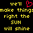 Yellow pixelated text on black background with red heart symbol, repeated twice side-by-side.