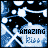 identical blue-toned animated icons featuring a stylized character with glowing eyes and white light effects, each labeled 'AMAZING Pixx' in bold text