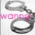 Animated contact sheet showing two frames of a pixelated icon with handcuffs and pink text.
