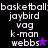 Pixelated text with repeated names and a purple star symbol on black background, showing animation change in star position