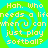 Pixelated text on a green and cyan spiral background with repeated phrases.