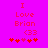Pixelated text and symbols on a bright pink background with red and light pink elements.