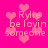 Pixelated pink background with repeated text 'Rylie be lovin someone' and floating heart shapes in lighter pink.