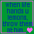 Green background with blue text reading 'when life hands u lemons, throw them at him...' and a pink heart symbol in the bottom right corner.