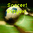 Pixelated soccer ball on green grass with yellow text reading 'Soccer! Player! Be Afraid! We Coming For You!' in four