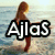 A four- of pixelated images showing a woman in different outdoor settings with overlaid text fragments