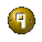 Animated contact sheet of a yellow circular icon with white number 9 and gray metallic accents in various configurations across seven frames.