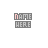 25 pixelated icons with 'NAME HERE' text, each displaying unique color variations in the top letters