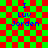 Pixelated text 'I Luv Jorden' on red-green checkered background with animated overlay variations