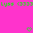 Green pixelated text 'Lyss (333Lyss (333' on bright pink background with two green heart icons below.
