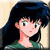 A 2x2 contact sheet of three sampled frames from an animated anime-style icon featuring a female character with long dark hair and green top, showing different facial expressions across the frames.