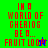 Pixelated text reads "IN A WORLD OF GHERIOS BE A... FRUIT LOOP!" with a small blue and green animated character on the right side of the bottom-left