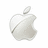 Pixelated Apple logo on white background with green text reading 'Jammin to my own beat' and 'ON MY IPOD!!!' on red sections.