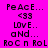 Pixelated text and symbols on a bright pink background with white rectangular overlays, arranged in repeating