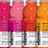 colorful, rounded rectangular icons with white and gray striped bases; one icon displays an orange '43' symbol on a pink background