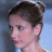 A pixelated contact sheet showing two frames of an animated icon featuring a woman's profile and the 'Buffy the Vampire Slayer' logo on a blue background.
