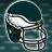 identical football helmet icons with teal and white colors, featuring a reflective surface and metallic face mask