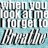 Pixelated static image with fragmented text reading 'WHY ARE YOU NOT AT THE DOOR TO MEET ME?' on a light blue background.