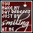 A 48x48 pixel animated contact sheet of six frames showing a red background with white text and star symbols, where the word "perfect" changes from "deffect" to "perfect" across frames.
