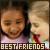 Two people in close proximity with one person holding a phone to their ear, text at bottom reads BEST FRIENDS.