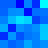 blue and cyan square pixels arranged in a uniform pattern with no discernible figures or text
