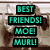 Pixelated text-based buddy icon with four distinct sections: top-left, top-right, bottom-left, and bottom-right.