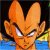 Pixelated orange character face with spiky hair, narrowed eyes, and a stern expression against dark background.