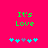 Green text 'It's Love' on bright pink background with cyan and gray pixelated symbols below, two variations of symbol arrangement.