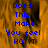 Blue pixelated text reads 'Does This Make You feel HOTTT' over a blurred orange-toned background with a gray rectangular area on the right.
