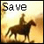 Animated contact sheet of a cowboy riding a horse with text overlays, displayed in a 3x3 grid layout on a gray background.