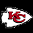 A static image featuring the Kansas City Chiefs logo with red text reading 'Chiefs' and 'Super Bowl bound' on a black background.
