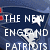 Four- of New England Patriots-themed buddy icons featuring player images and team text on blue backgrounds