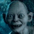 Pixelated static image of a character with pale skin, dark eyes, and a wide grin against a blue-toned background.