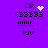 Purple background with black text and symbols arranged in four quadrants, featuring a heart icon that changes to a starburst effect.