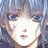 Pixelated anime-style character face with blue hair and large eyes on left, next to black background with white text "Anime IM" above smaller cursive "com" on right.