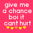 Pixelated text on a solid pink background with yellow and orange star-like symbols below the text.