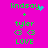 Green text and symbols on bright pink background with blue pixel clusters animating near "lindsay" in two identical vertical