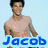 Six distinct character portraits arranged in a , each with a name label below or above, featuring pixelated rendering and color-coded text