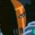 Animated sequence of orange cartoon heads with white eyes and black pupils, each displaying partial text above them against a dark background with blue wave patterns.