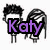 Pixelated cartoon characters with text overlays: 'Katy' in purple, 'and', 'Connor' in blue, 'I love you' in red, and 'our summer summer 08' on a beach scene.