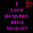 Pixelated text and a heart symbol on black background, with pink and red colors.