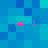 Blue pixelated background with four instances of pink text 'DR. G' positioned in corners.