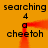 A static image with orange background displaying repeated text and red pixelated lines forming a -like pattern