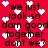 Red background with white pixelated hearts and black text repeating 'we just look so darn good together dont we?' in a pattern