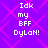Pixelated text on a purple background with pink diamond pattern, repeated four times in